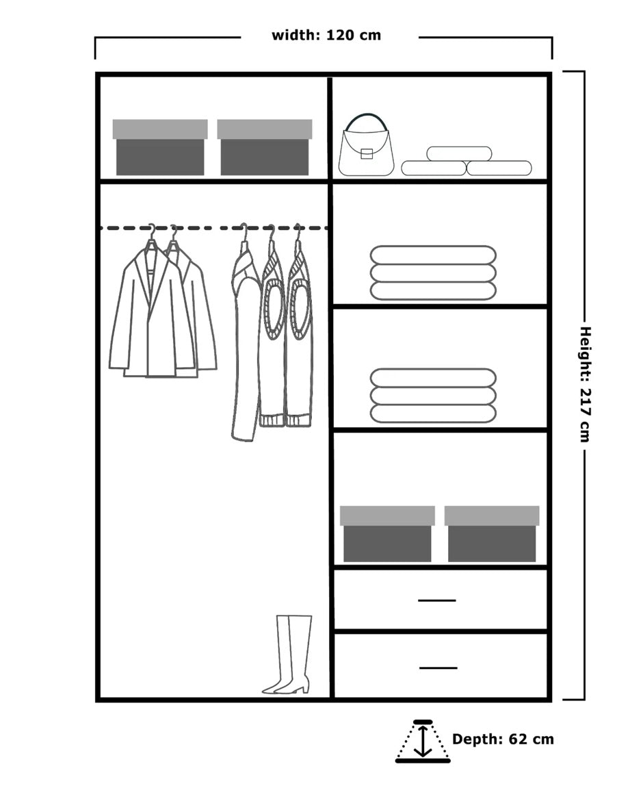 Vikas Sliding Wardrobe