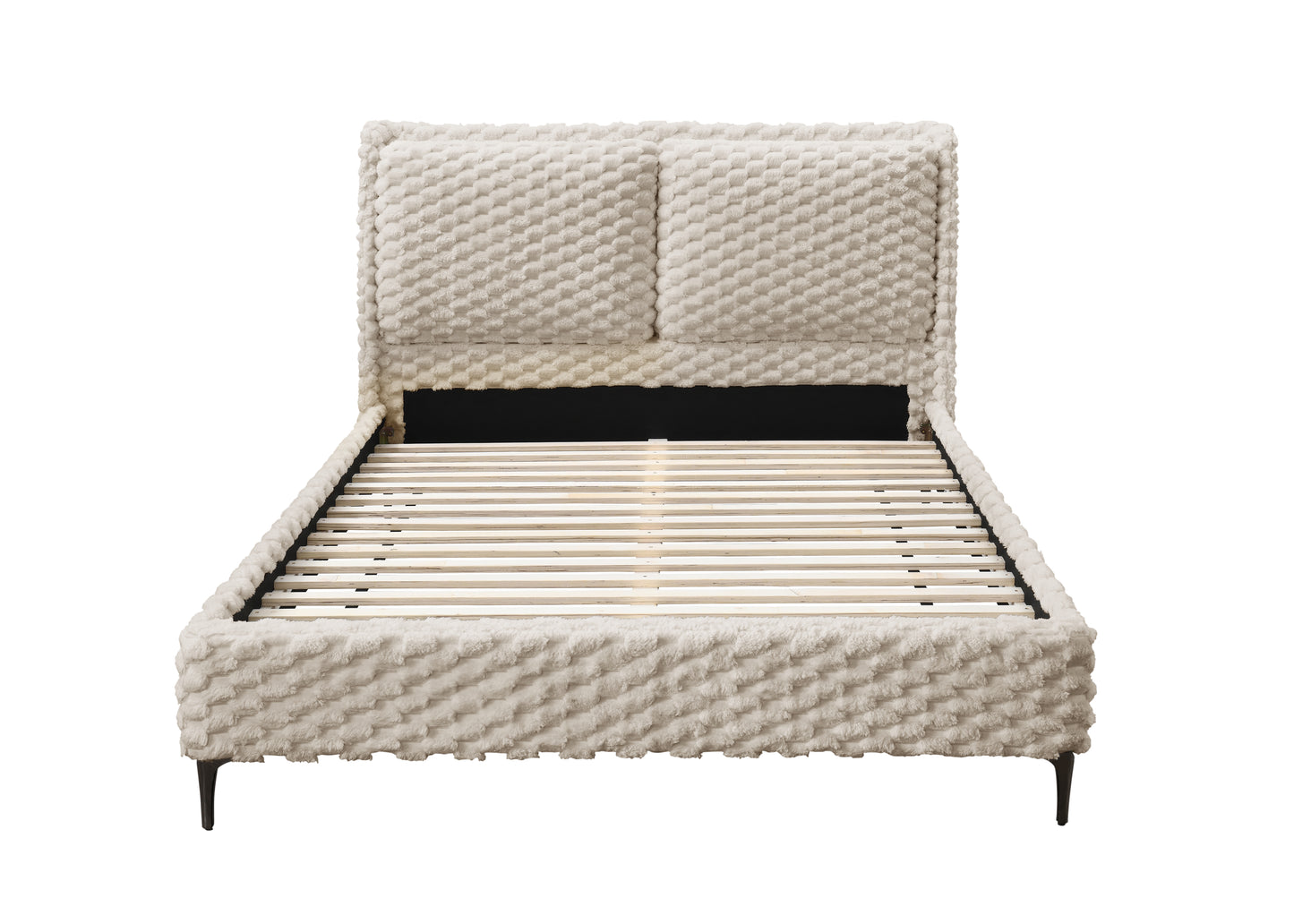 Tessa Faux Fur Bed Frame