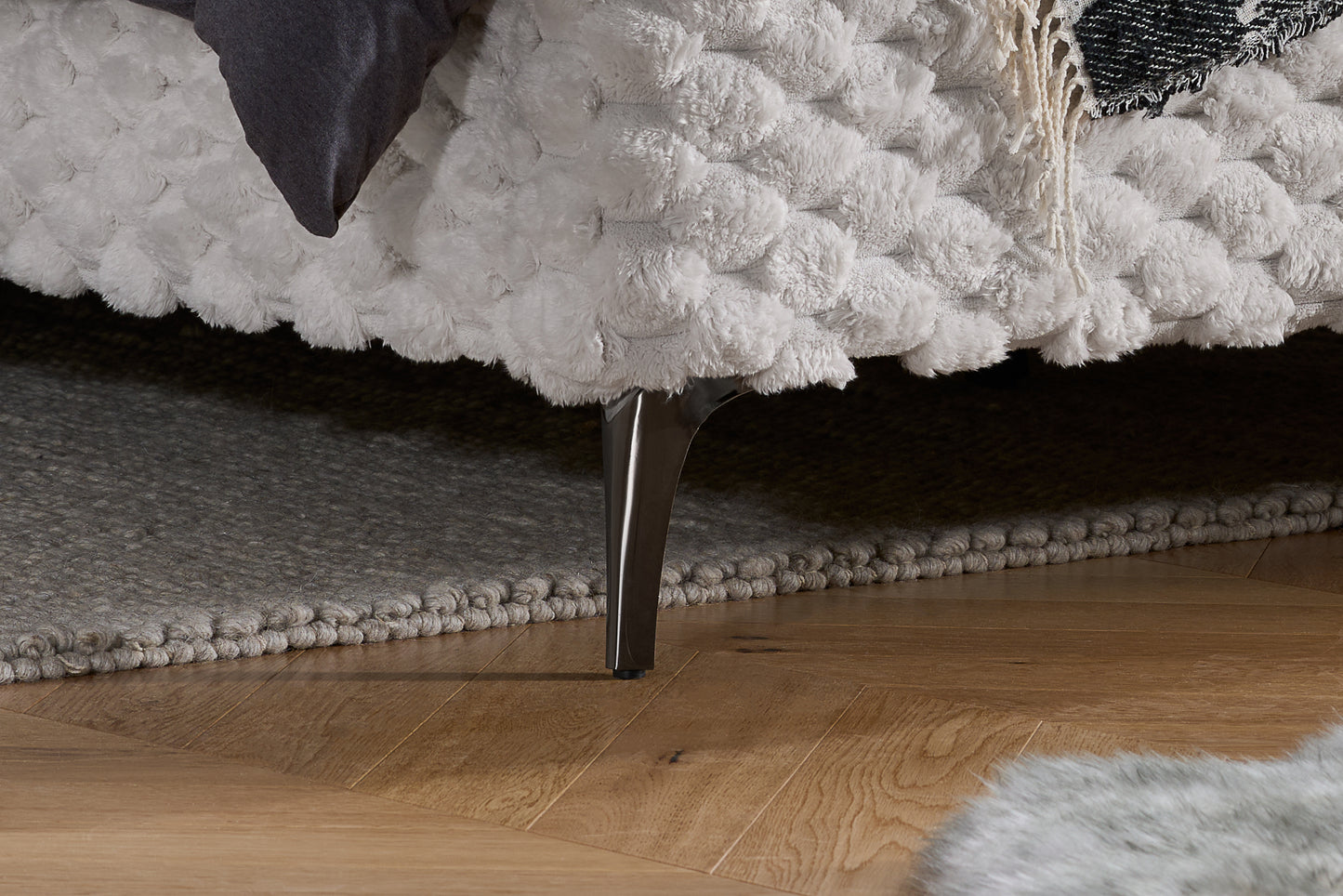 Tessa Faux Fur Bed Frame