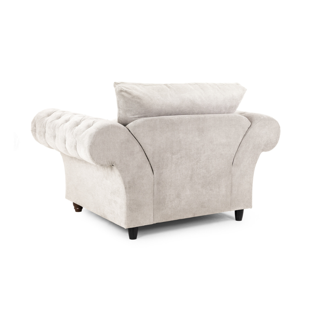 Windsor Full-back Stone Armchair