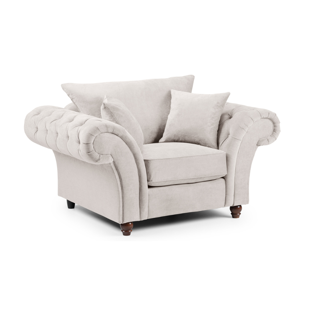 Windsor Full-back Stone Armchair