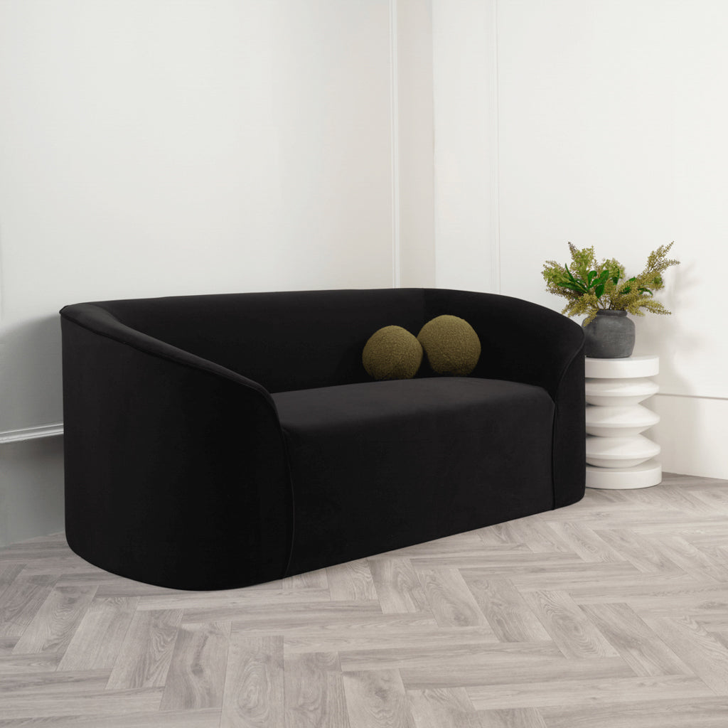 Vaughn Black Sofa