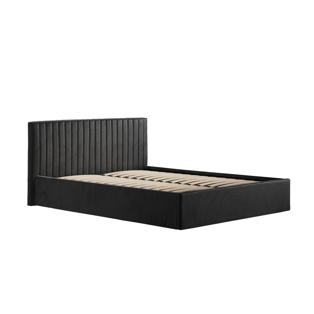 Antigua Ottoman Storage Black Bed Frame - Furniturezone