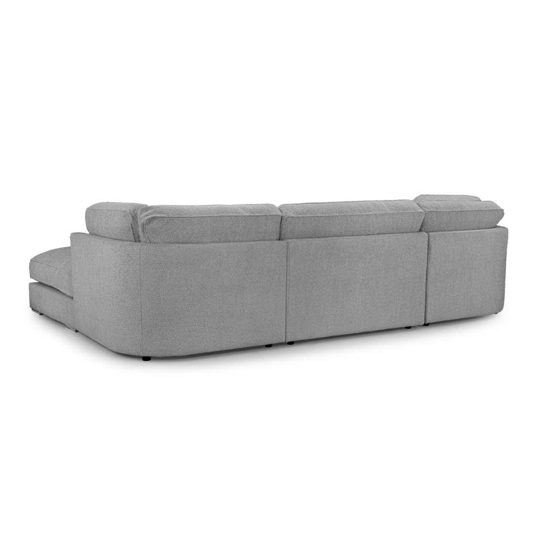 Barnaby Boucle Fabric U - Shape Sofa - Furniturezone