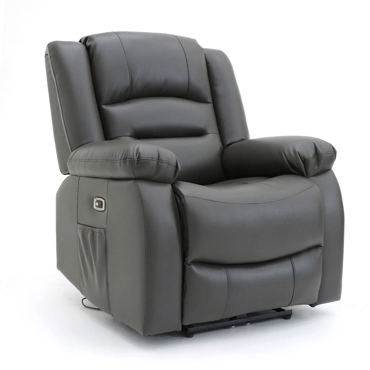 Costa Electric Recliner Sofa Grey Armchair - Furniturezone