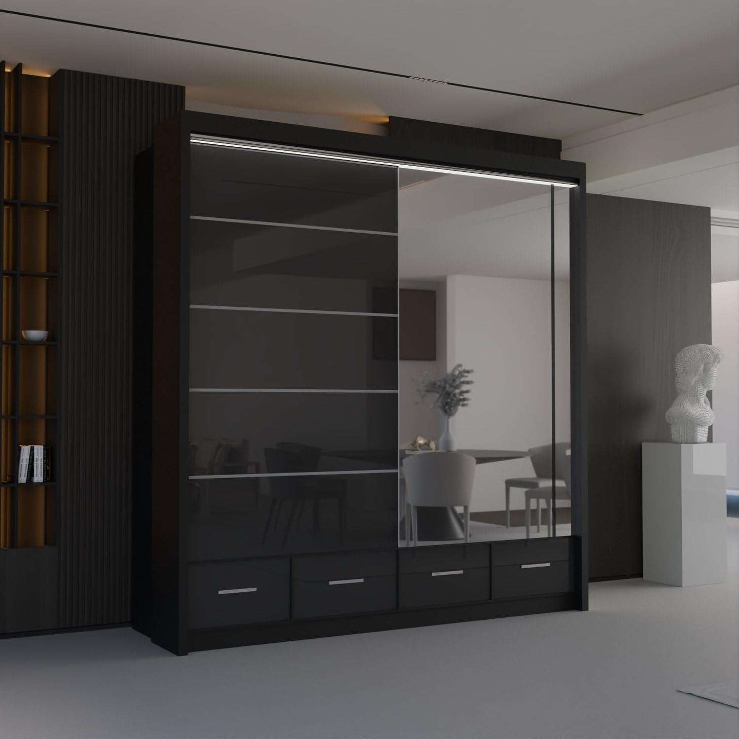 Delsie Sliding Wardrobe - Furniturezone