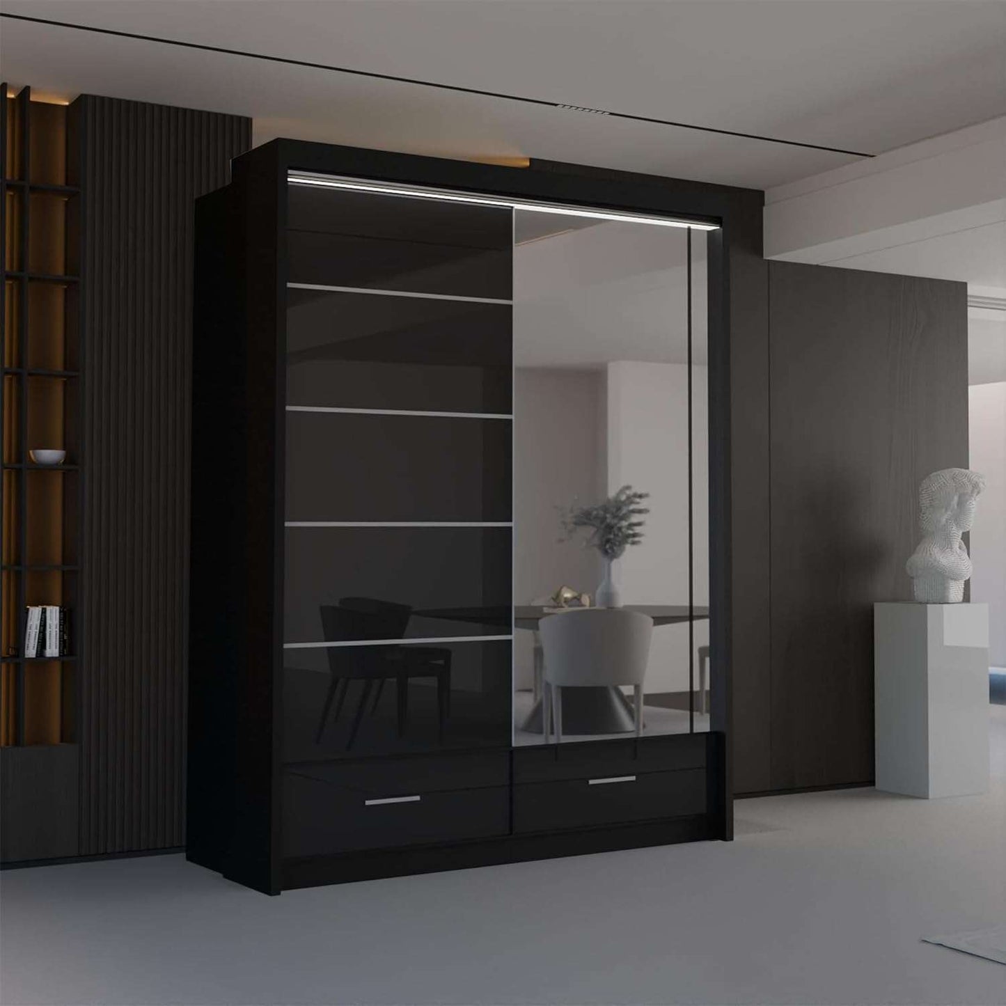 Delsie Sliding Wardrobe - Furniturezone