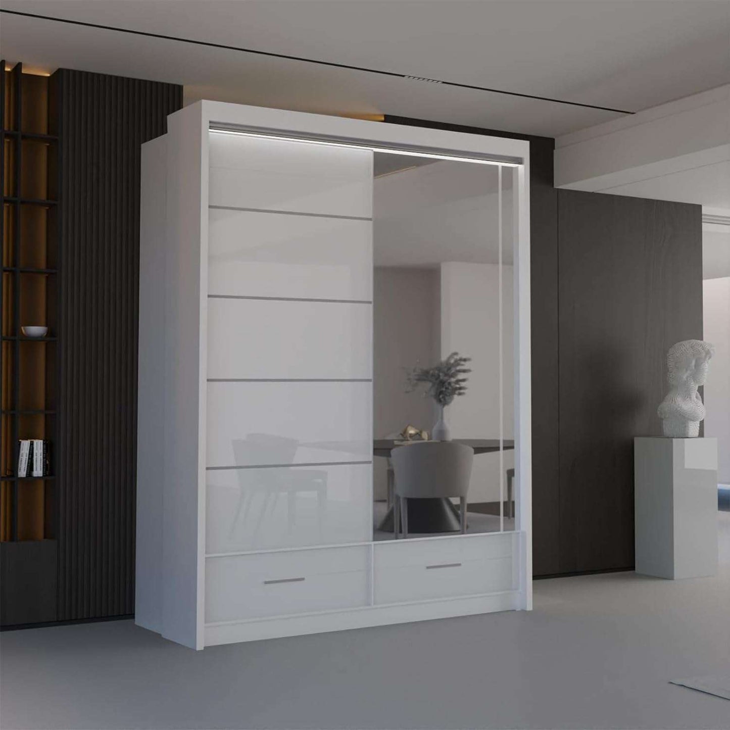 Delsie Sliding Wardrobe - Furniturezone