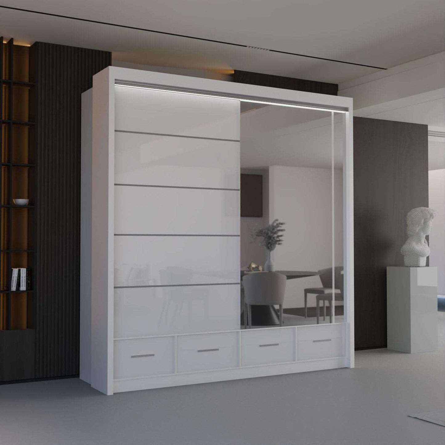 Delsie Sliding Wardrobe - Furniturezone