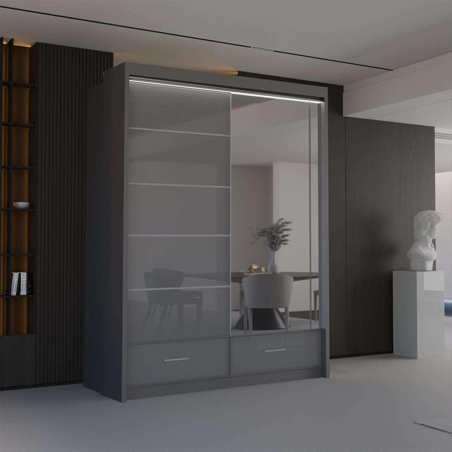Delsie Sliding Wardrobe - Furniturezone