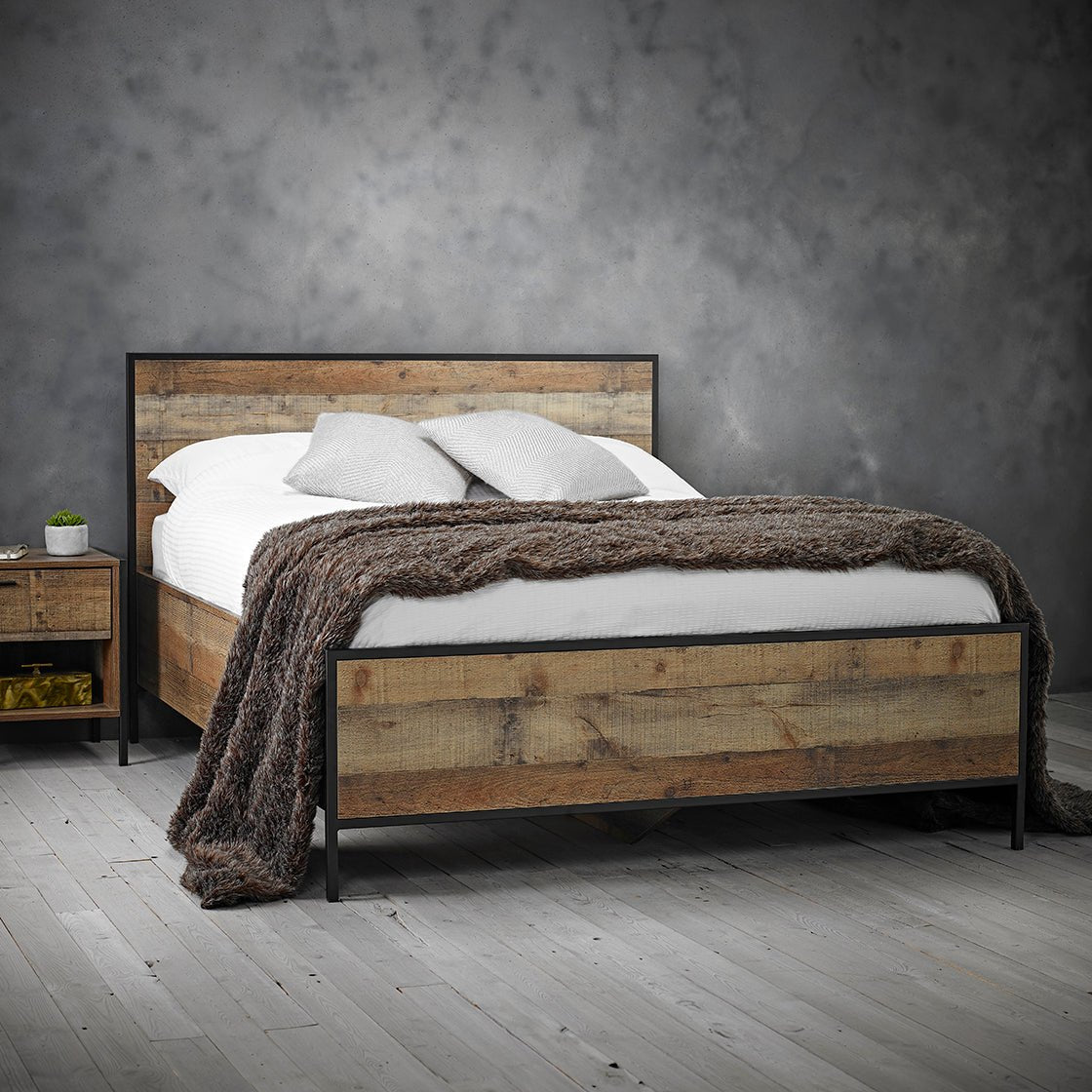 Ethan Double Bed Frame - Furniturezone