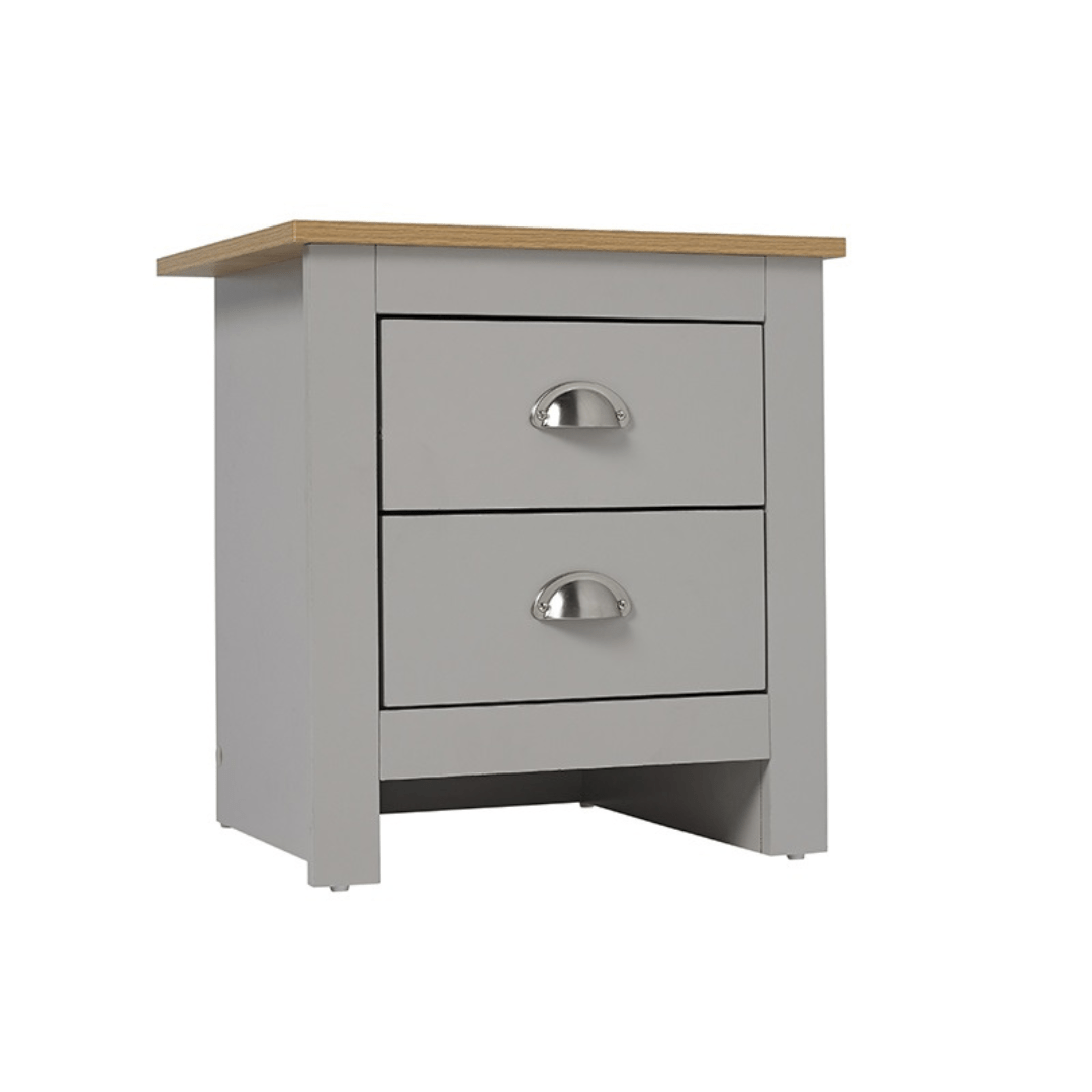Fraser Bedroom Set Grey - Oak - Furniturezone