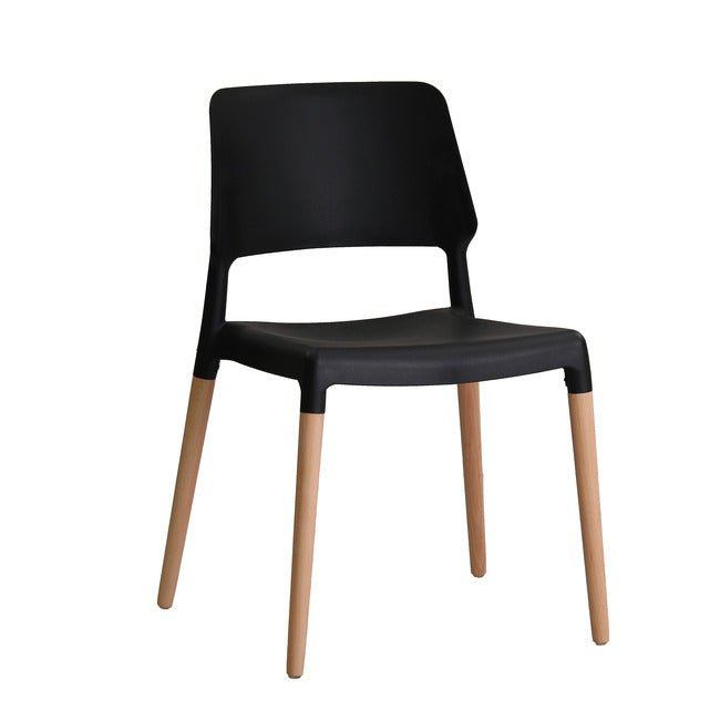 Jasper Black Dining Chair (Pack of 2) - Furniturezone