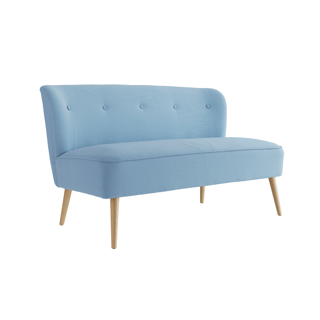 Juliana Blue Two Seater Sofa - Furniturezone