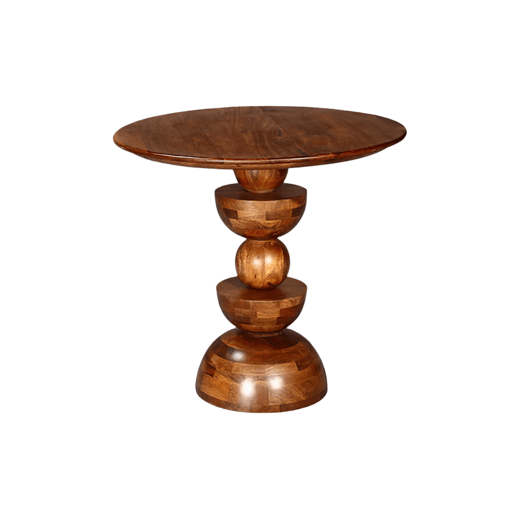Khine Sculptural Coffee Table - Solid Wood - Furniturezone
