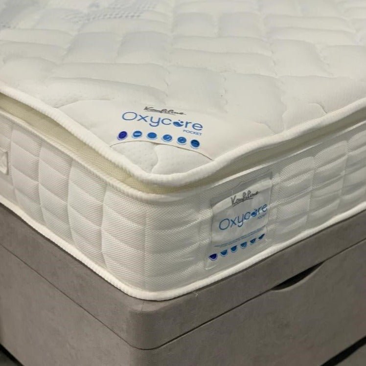 KOMFILINE Oxycore 1000 Pocket Pillow Top Memory Foam Mattress MEDIUM - FIRM FEEL - Furniturezone