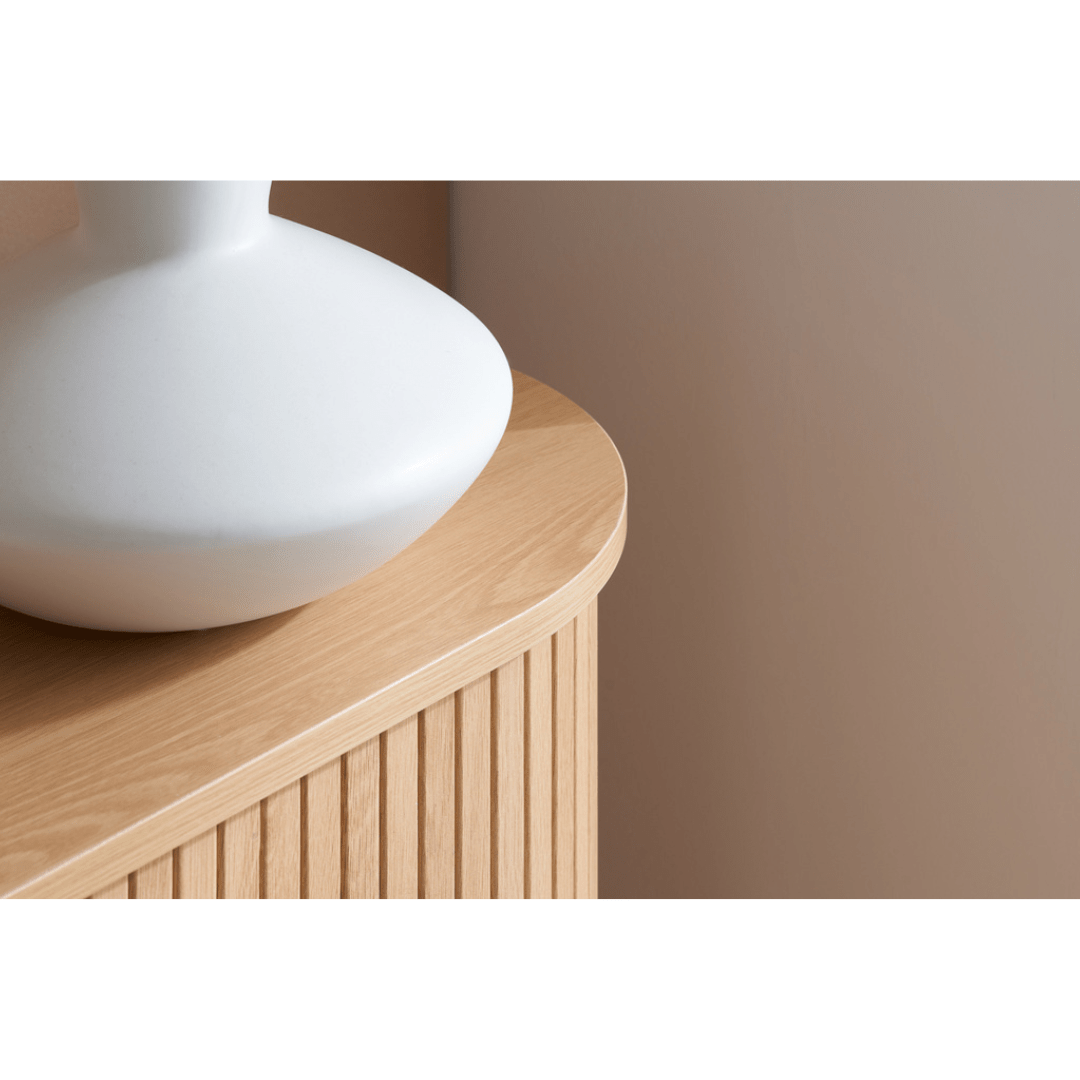 Lille Fluted Oak Sideboard - Furniturezone