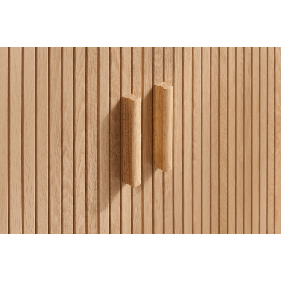 Lille Fluted Oak Sideboard - Furniturezone