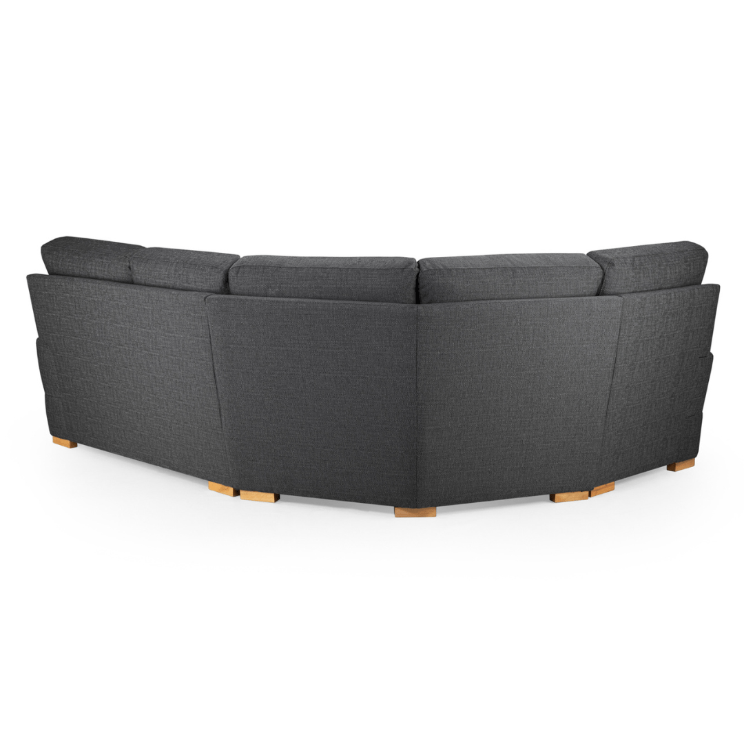 Living Sofa Slate Left Hand Facing Corner - Furniturezone