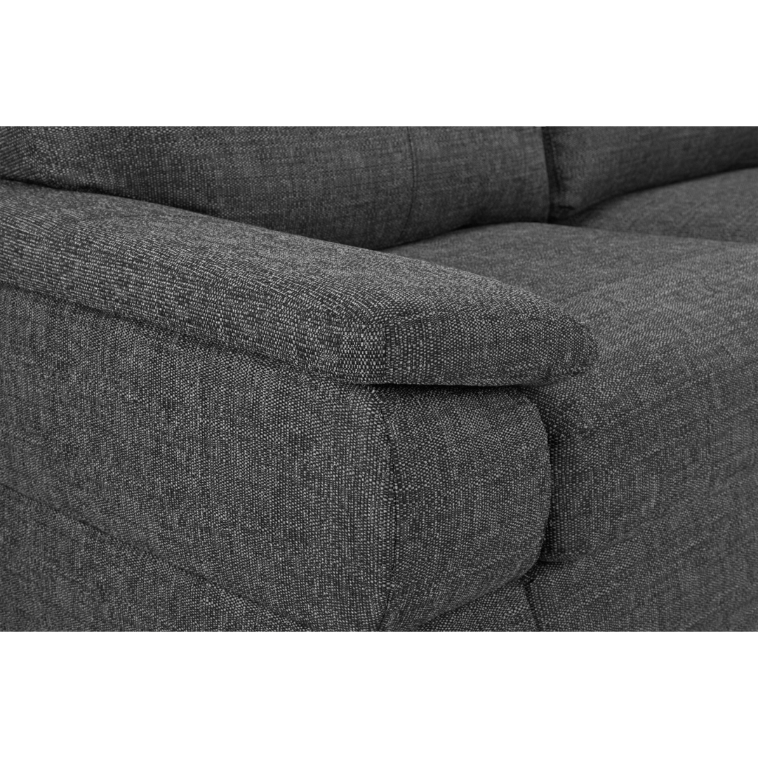 Living Sofa Slate Left Hand Facing Corner - Furniturezone