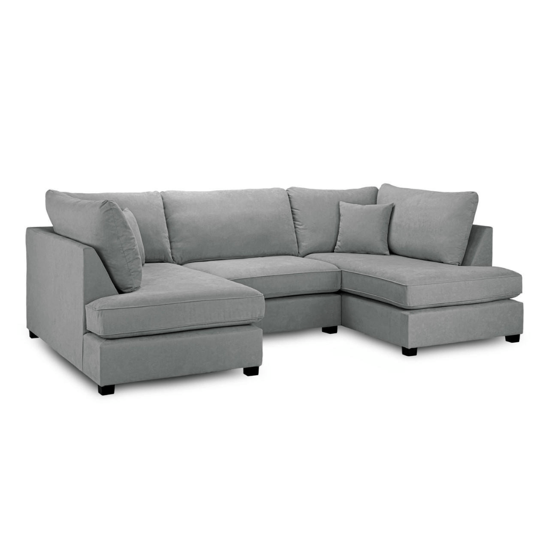 Marino Fabric U Shape Corner Sofa - Furniturezone