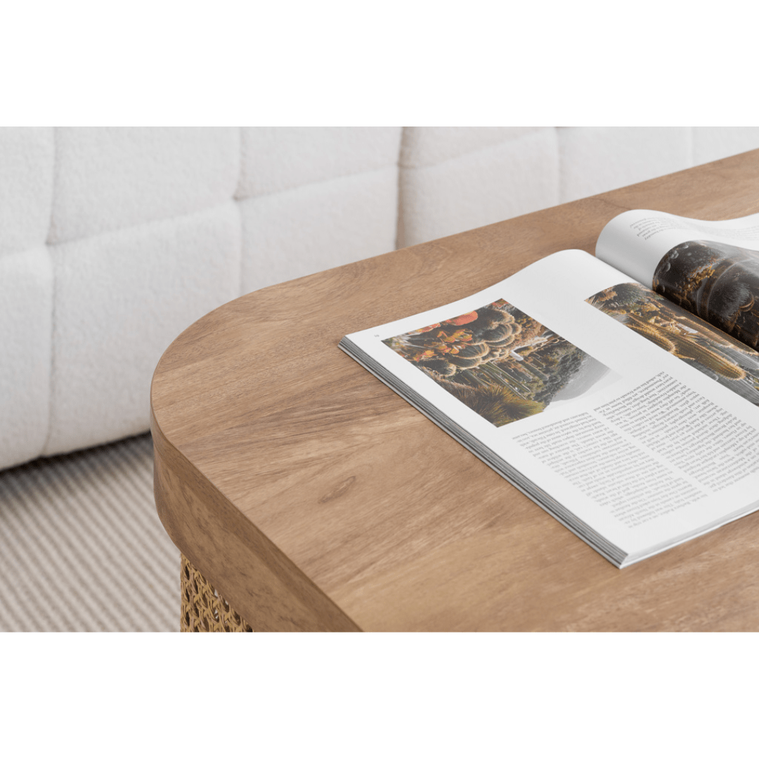 Milo Rattan Coffee Table - Furniturezone