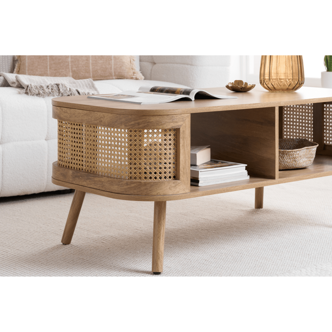Milo Rattan Coffee Table - Furniturezone