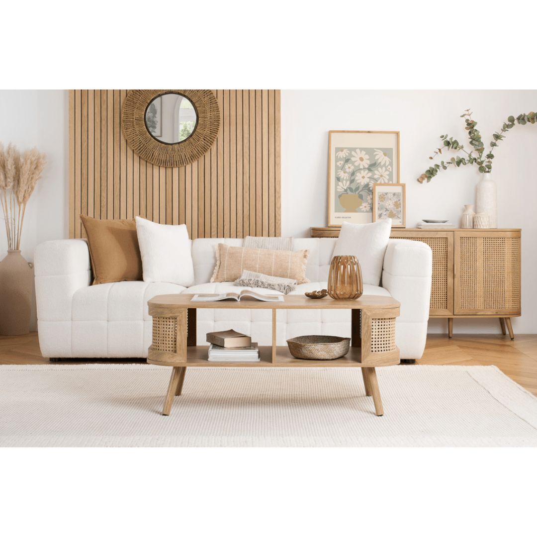 Milo Rattan Coffee Table - Furniturezone