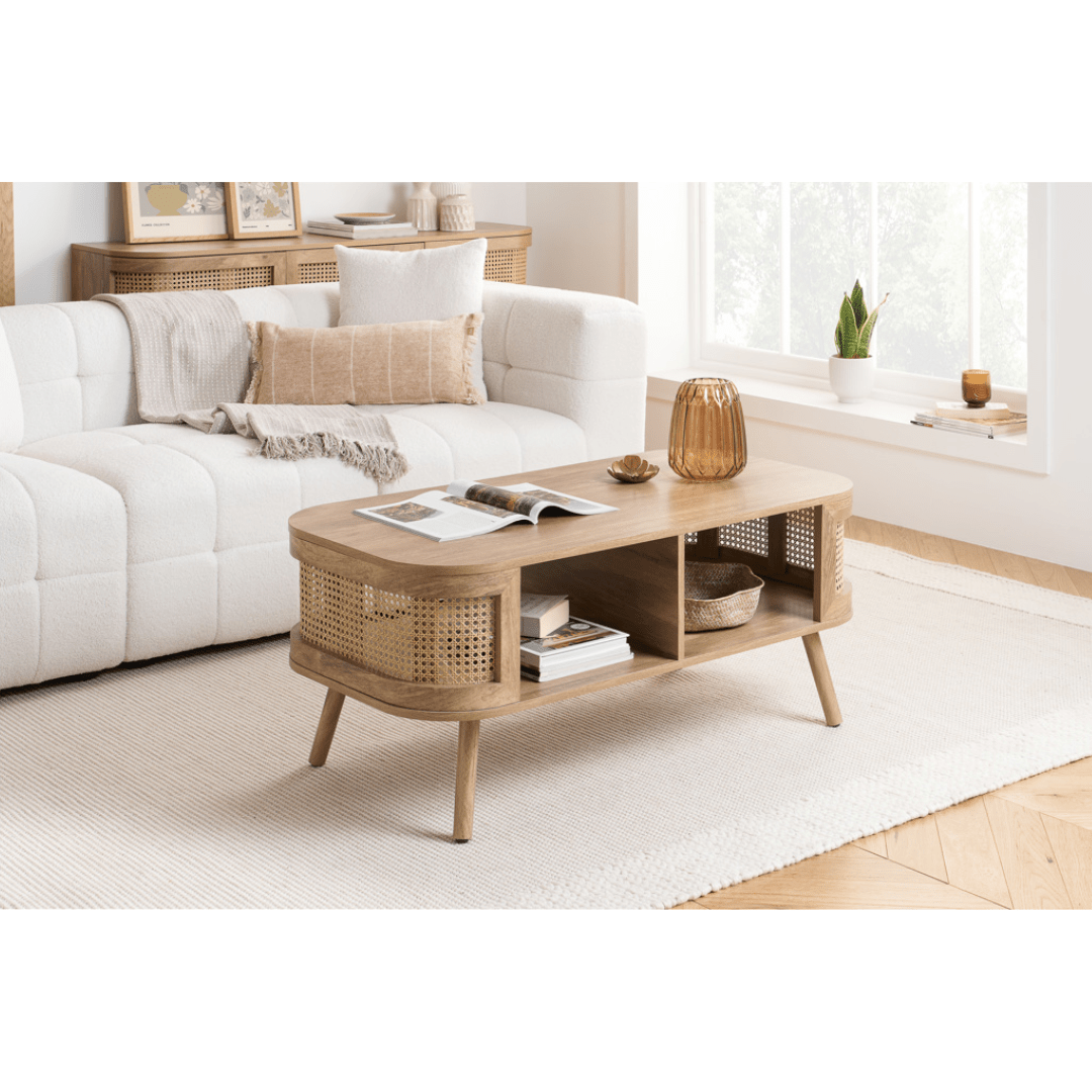 Milo Rattan Coffee Table - Furniturezone