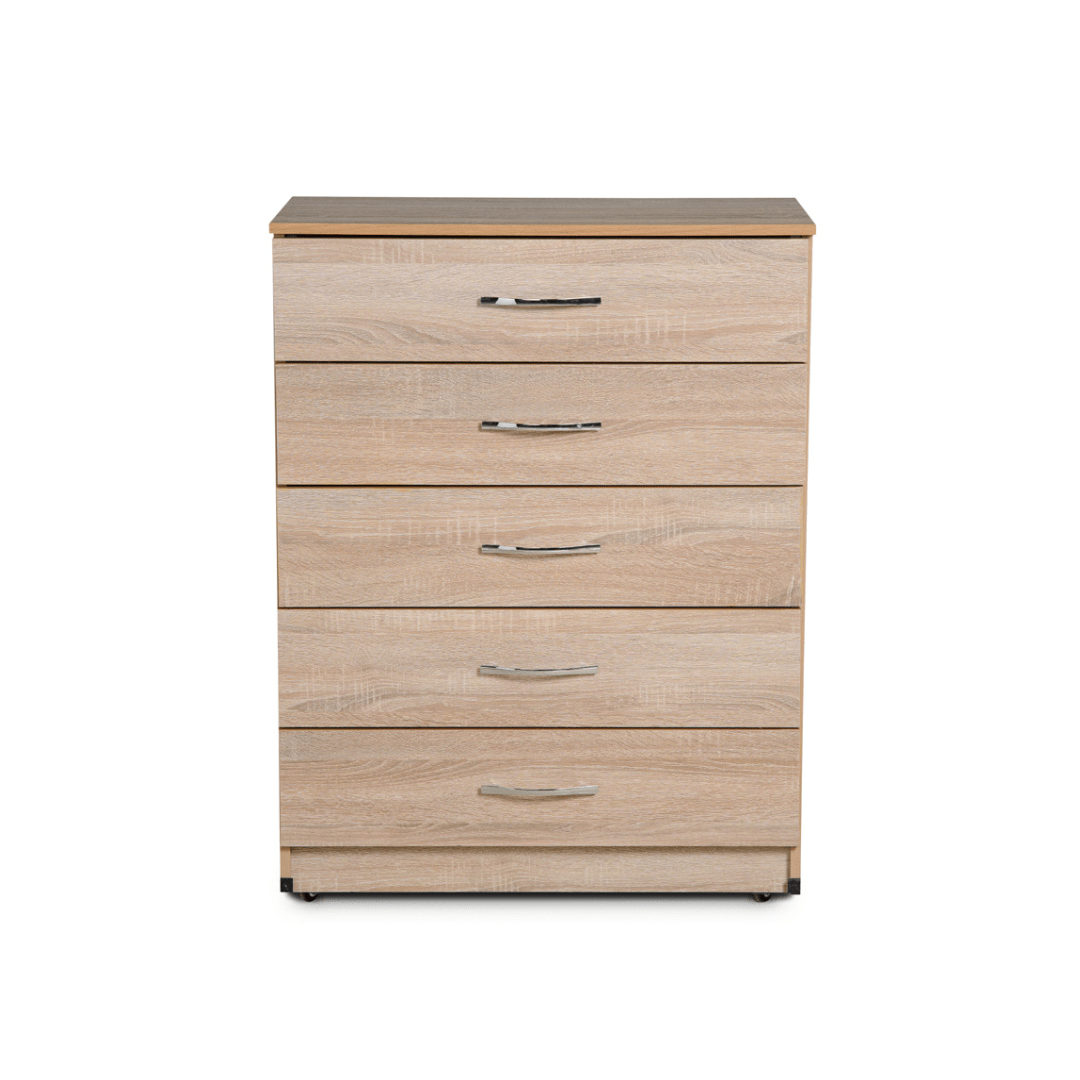 Mullen Five Drawer Chest (Assembled) - Furniturezone