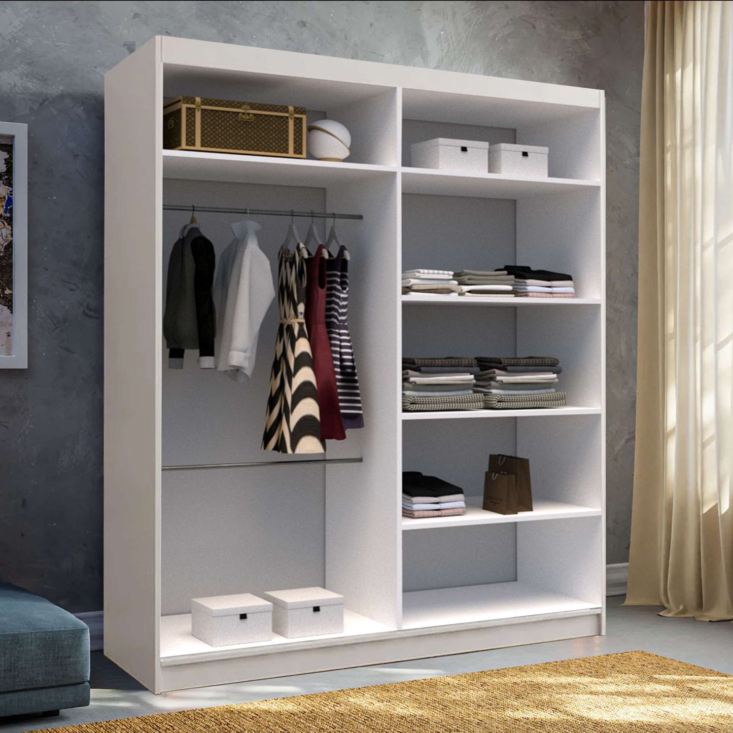 Neda Sliding Wardrobe - Furniturezone