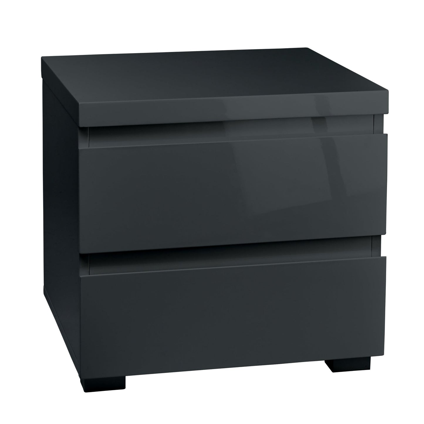Puro Charcoal Bedside - Furniturezone