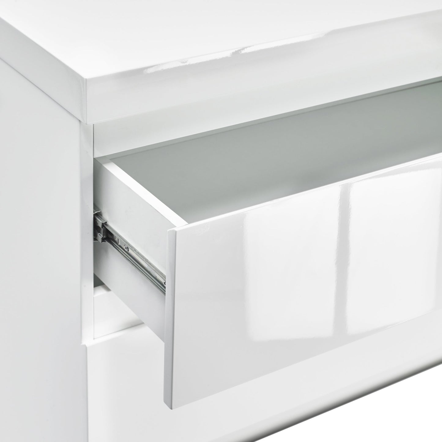 Puro White 4 Drawer Chest - Furniturezone