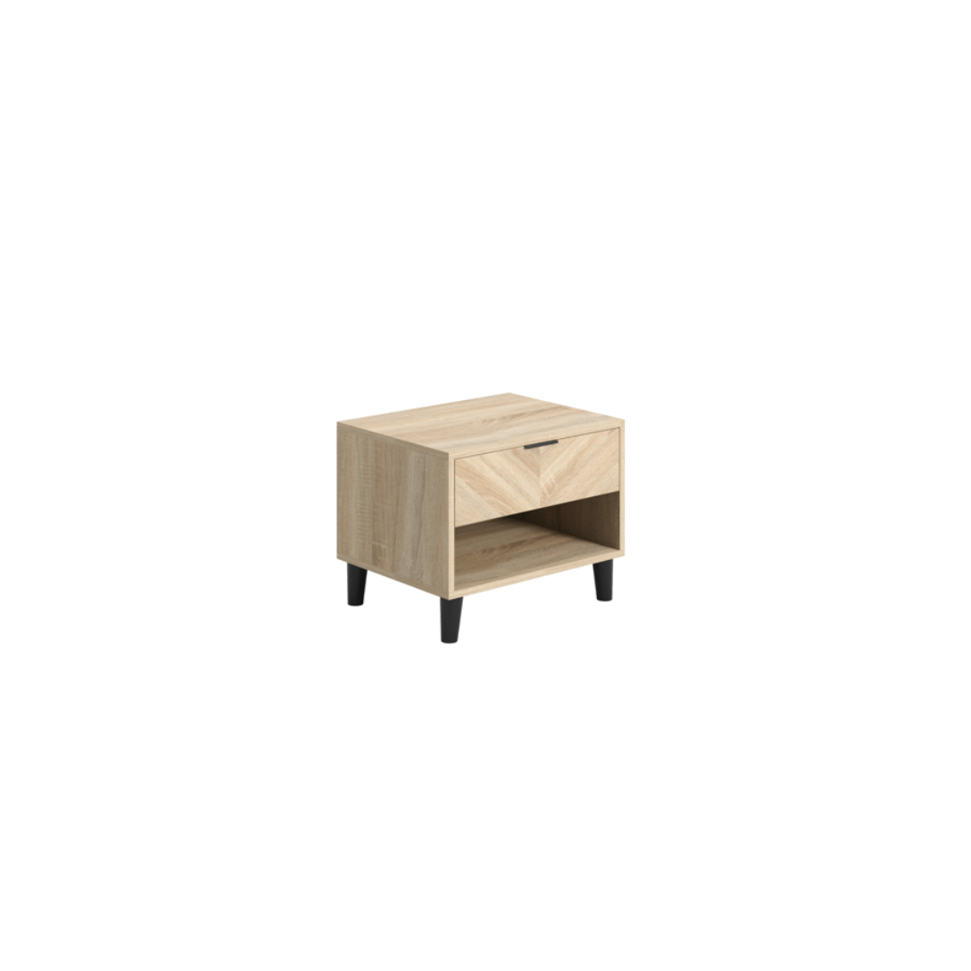 Serrato Bedroom Set - Oak - Furniturezone