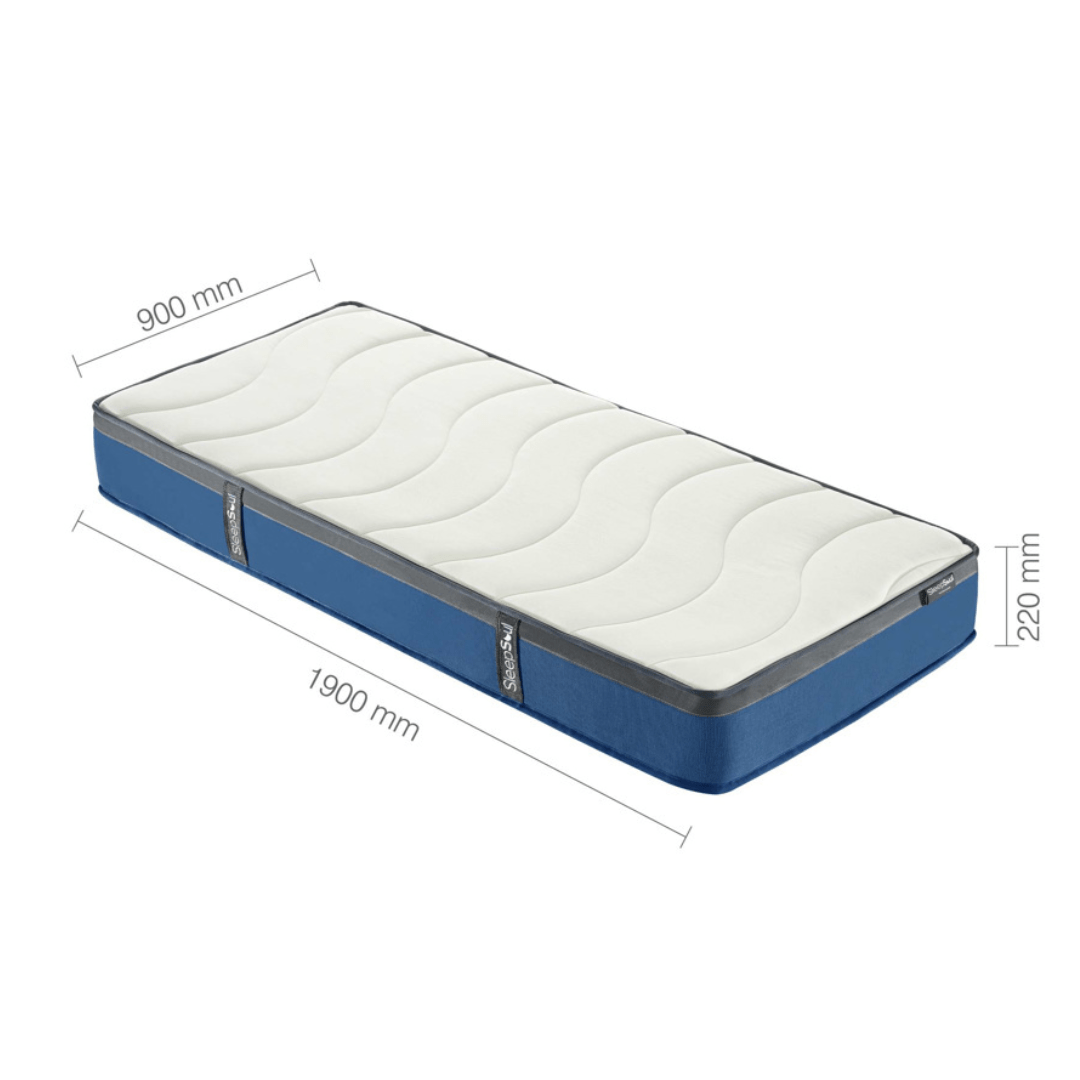 SleepSoul Nebula Orthopaedic 600 Pocket Sprung Mattress Medium Feel - Furniturezone