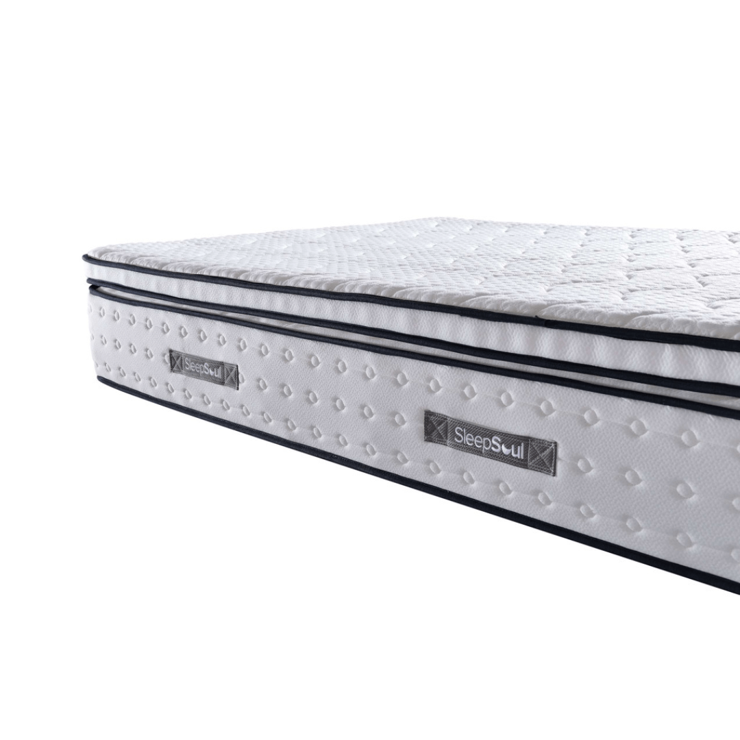 SleepSoul Space 2000 Pocket Sprung Boxtop Mattress Medium Firmness - Furniturezone