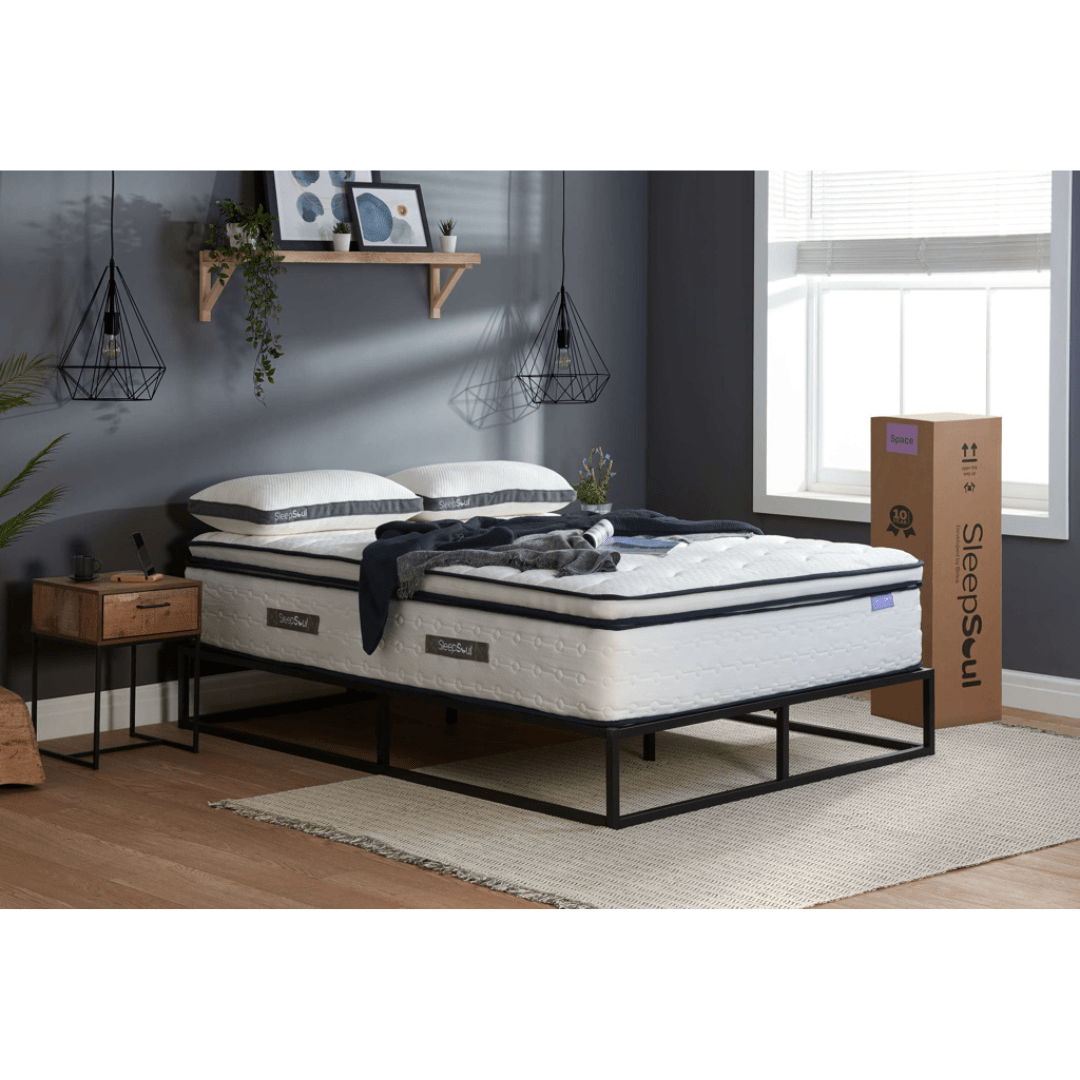 SleepSoul Space 2000 Pocket Sprung Boxtop Mattress Medium Firmness - Furniturezone