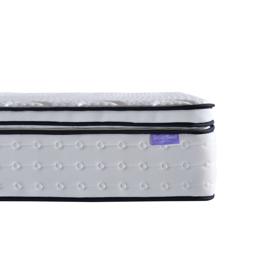 SleepSoul Space 2000 Pocket Sprung Boxtop Mattress Medium Firmness - Furniturezone