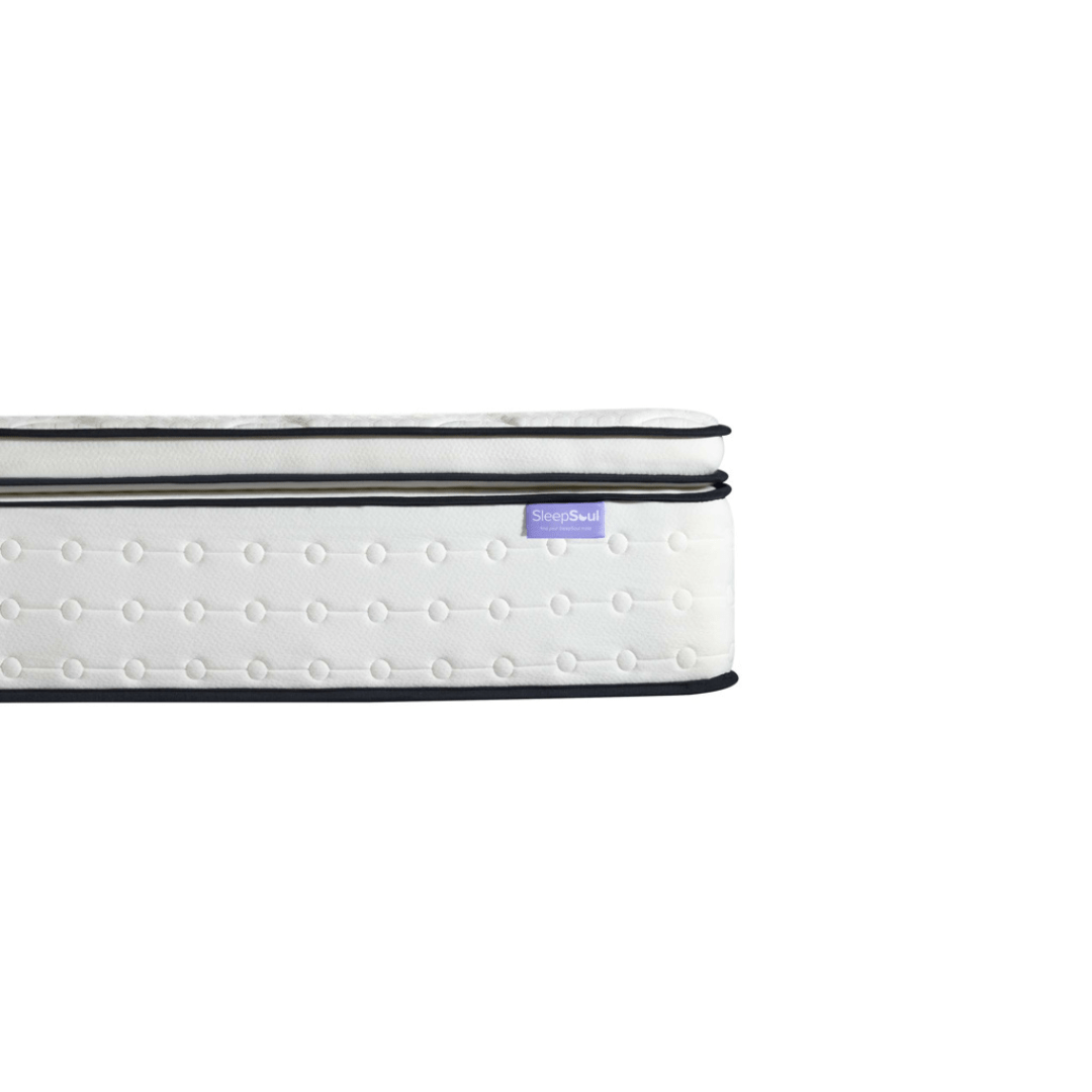SleepSoul Space 2000 Pocket Sprung Boxtop Mattress Medium Firmness - Furniturezone