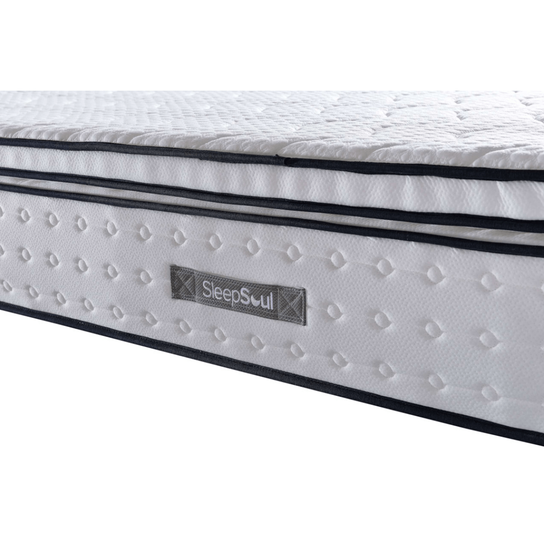 SleepSoul Space 2000 Pocket Sprung Boxtop Mattress Medium Firmness - Furniturezone