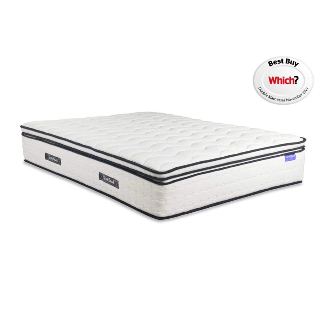 SleepSoul Space 2000 Pocket Sprung Boxtop Mattress Medium Firmness - Furniturezone
