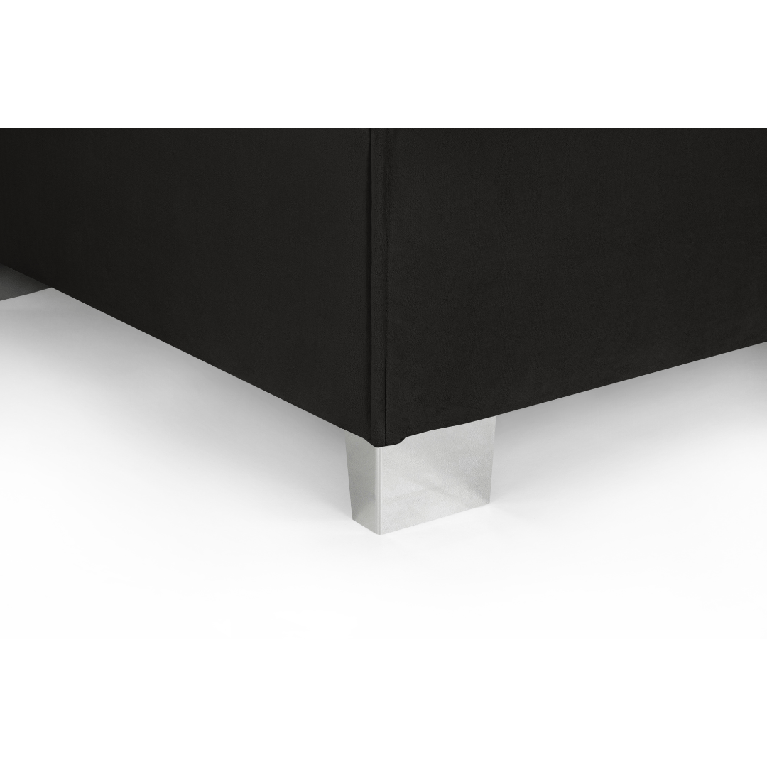 Sloane Large U Shape Black Fabric Sofa - Furniturezone