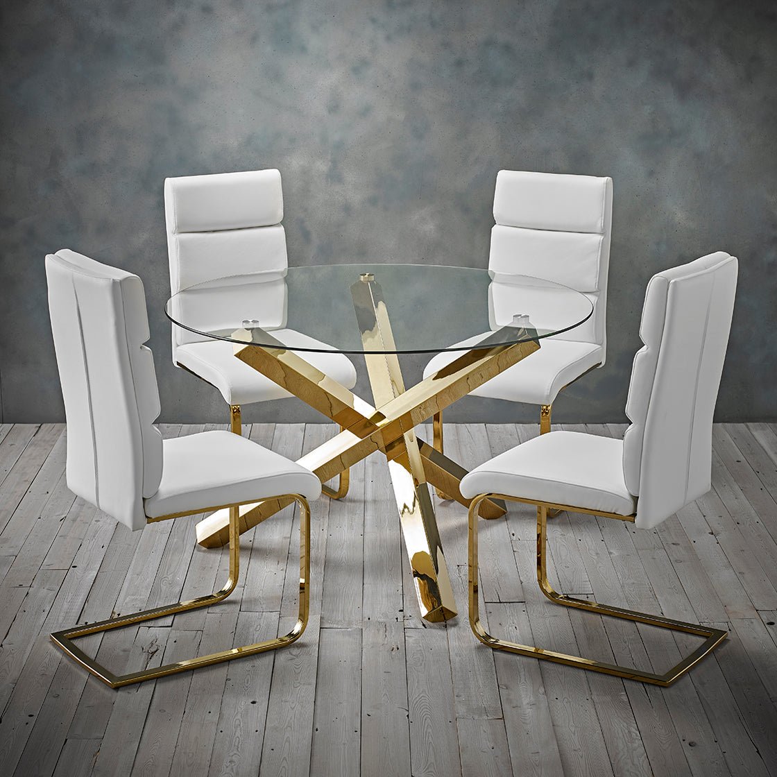 Spence Round Dining Table Set - Furniturezone