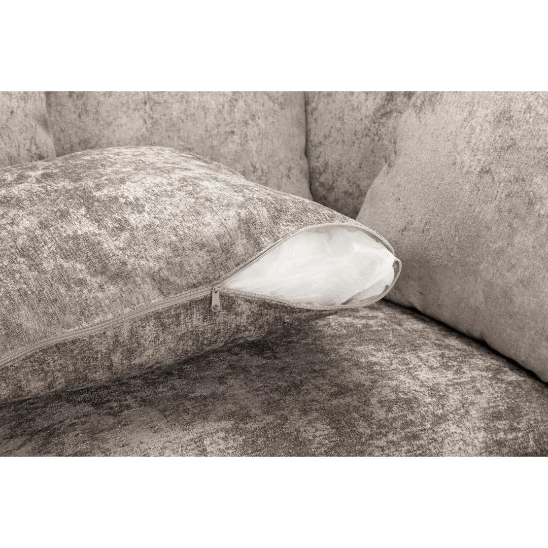 Tapia Chennile Fabric Scatter - back U Shape Sofa - Furniturezone
