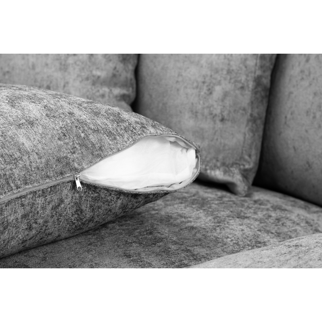 Tapia Chennile Fabric Scatter - back U Shape Sofa - Furniturezone
