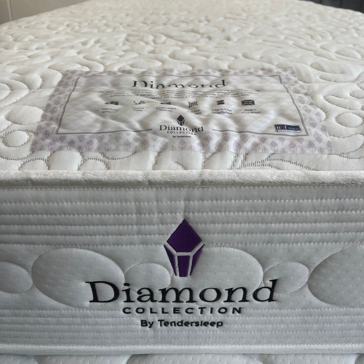 TENDERSLEEP Diamond Pocket Spring LAYTEC Foam Mattress MEDIUM - FIRM FEEL - Furniturezone