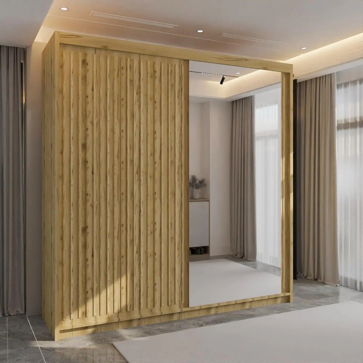 Terenzio Sliding Wardrobe - Furniturezone