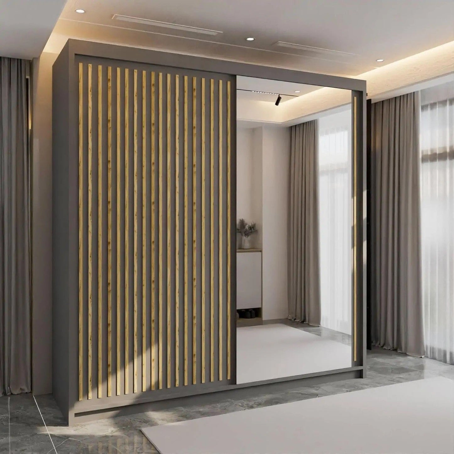 Terenzio Sliding Wardrobe - Furniturezone