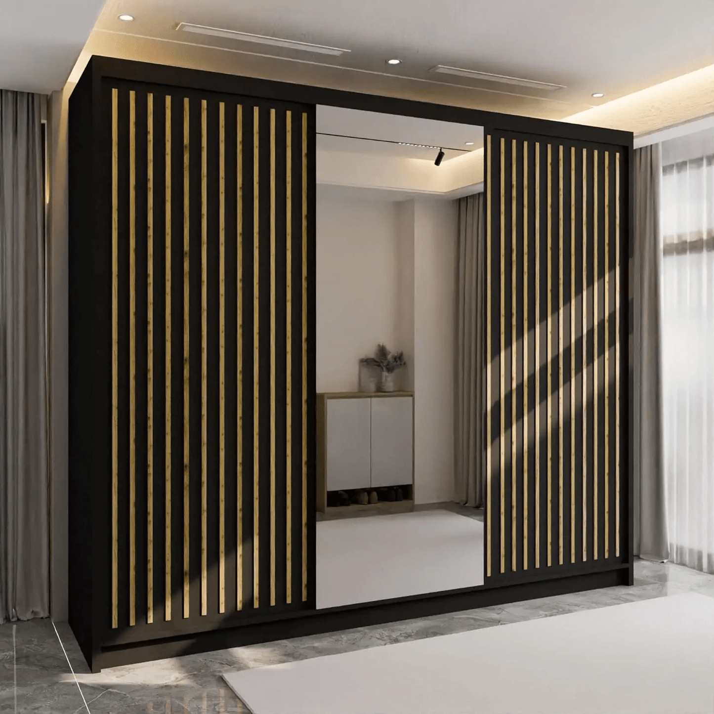 Terenzio Sliding Wardrobe - Furniturezone