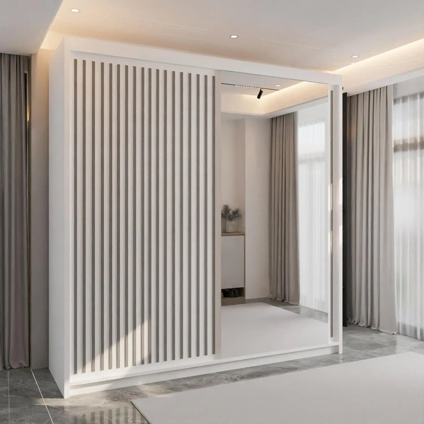 Terenzio Sliding Wardrobe - Furniturezone